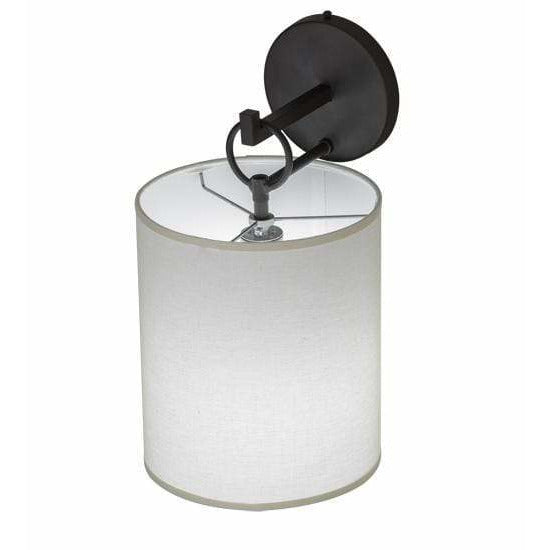 2nd Ave Lighting Led Oil Rubbed Bronze / Eggshell Textrene / Glass Fabric Idalight Cilindro Led By 2nd Ave Lighting 153357