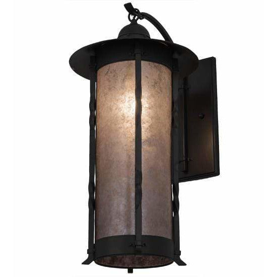 2nd Ave Lighting One Light Timeless Bronze/Silver Mica / Glass Fabric Idalight Cilindro One Light By 2nd Ave Lighting 166734