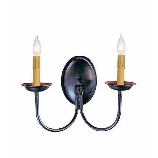 2nd Ave Lighting Two Lights Rustic Iron Classic Two Light By 2nd Ave Lighting 118552