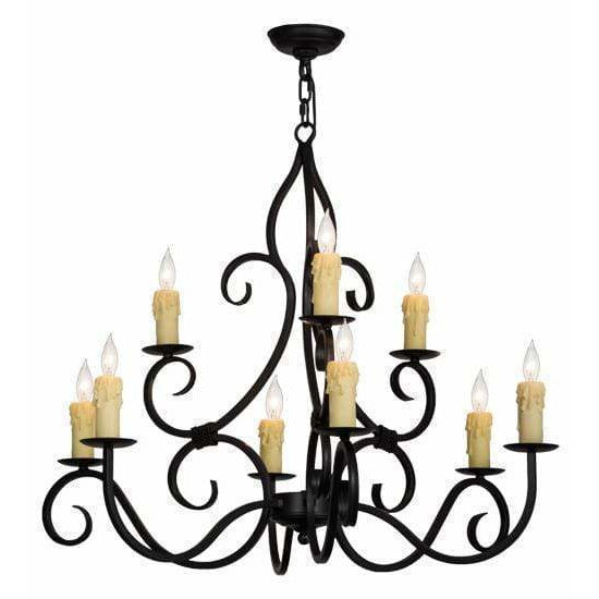 2nd Ave Lighting Chandeliers Antique Iron Gate Clayton Chandelier By 2nd Ave Lighting 228942