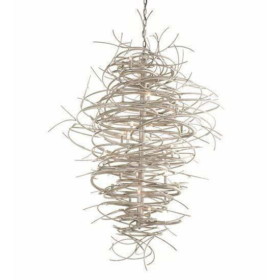2nd Ave Lighting Chandeliers Pewter Cyclone Chandelier By 2nd Ave Lighting 115338