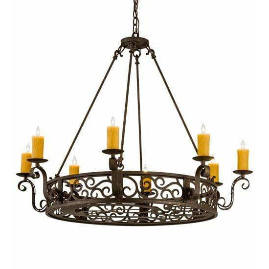 2nd Ave Lighting Chandeliers Gilded Tobacco / Polyresin Delano Chandelier By 2nd Ave Lighting 134760