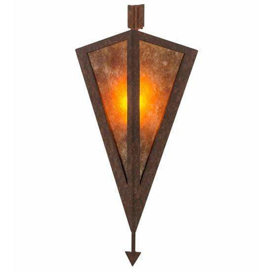 2nd Ave Lighting One Light Rusty Nail / Amber Mica / Glass Fabric Idalight Desert Arrow One Light By 2nd Ave Lighting 116843