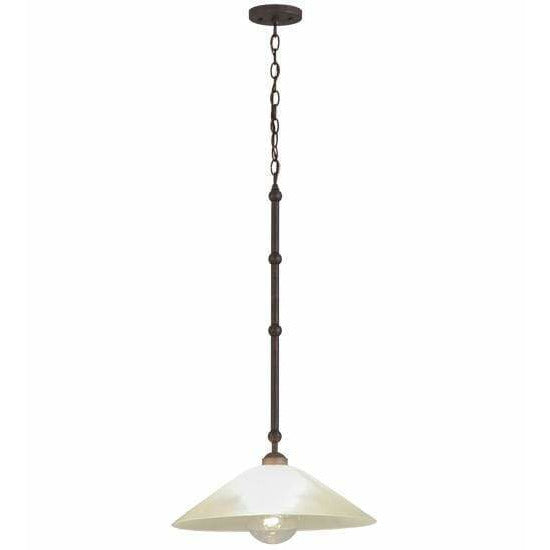 2nd Ave Lighting Pendants Gilded Tobacco / Frosted Glass / Glass Fabric Idalight Elijah Pendant By 2nd Ave Lighting 155285