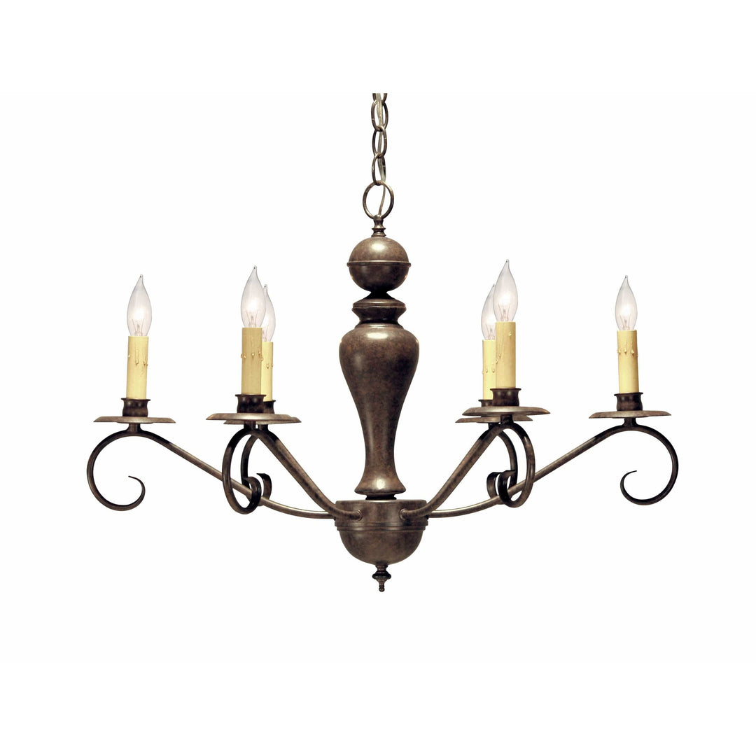 2nd Ave Lighting Chandeliers Chestnut Emory Chandelier By 2nd Ave Lighting 119639