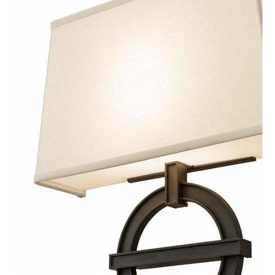 2nd Ave Lighting Led Oil Rubbed Bronze / Eggshell Textrene / Glass Fabric Idalight Equatore Led By 2nd Ave Lighting 153344