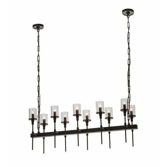 2nd Ave Lighting Chandeliers Oil Rubbed Bronze / Clear Glass / Glass Fabric Idalight Fantasy Chandelier By 2nd Ave Lighting 152463