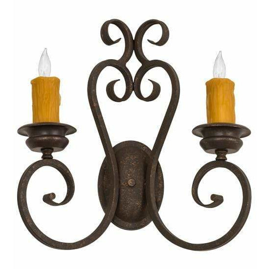 2nd Ave Lighting Two Lights Gilded Tobacco / Polyresin Fernando Two Light By 2nd Ave Lighting 178723