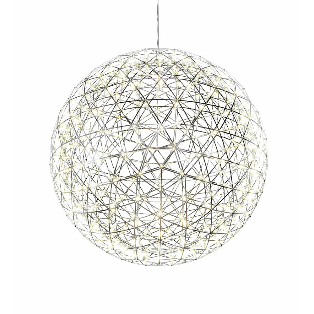 2nd Ave Lighting Pendants Chrome And Polished Stainless Steel Geosphere Pendant By 2nd Ave Lighting 217276