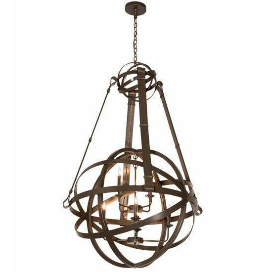 2nd Ave Lighting Chandeliers Timeless Bronze Gimbal Chandelier By 2nd Ave Lighting 196041