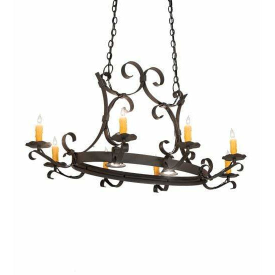 2nd Ave Lighting Chandeliers Wrought Iron Handforged Chandelier By 2nd Ave Lighting 204941