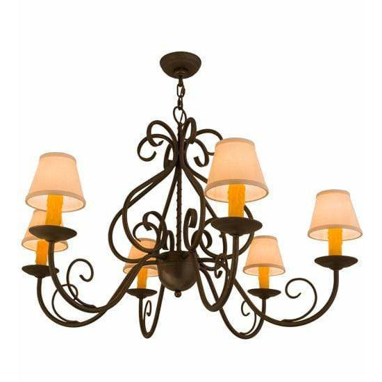 2nd Ave Lighting Chandeliers Gilded Tobacco / Polyresin Jenna Chandelier By 2nd Ave Lighting 160717