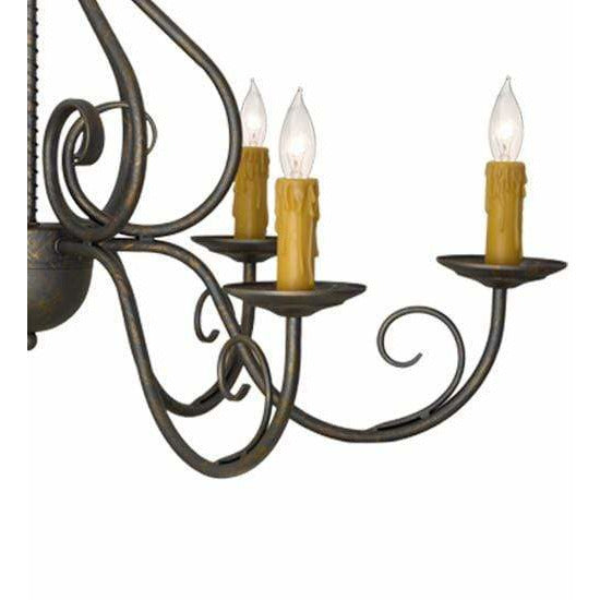 2nd Ave Lighting Chandeliers French Bronze Jenna Chandelier By 2nd Ave Lighting 182580