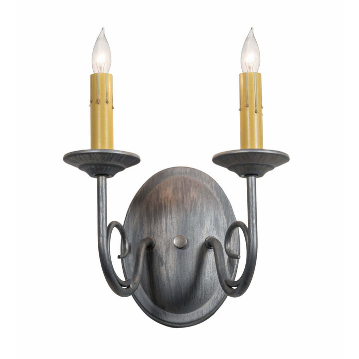 2nd Ave Lighting Two Lights Antique Iron Ore Jenna Two Light By 2nd Ave Lighting 226107