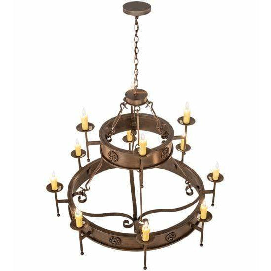 2nd Ave Lighting Chandeliers Classic Rust Lorenzo Chandelier By 2nd Ave Lighting 199188