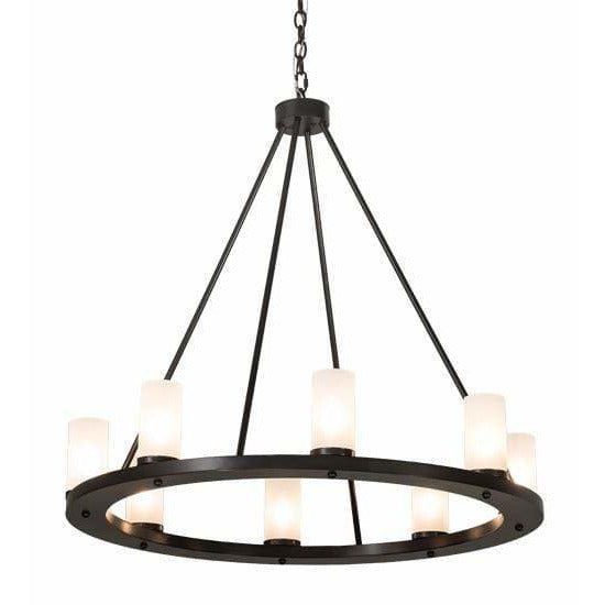 2nd Ave Lighting Chandeliers Timeless Bronze / Clear Frosted Loxley Chandelier By 2nd Ave Lighting 194762