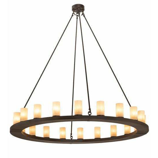 2nd Ave Lighting Chandeliers Oil Rubbed Bronze / Sahara Taupe Idalight / Acrylic Loxley Chandelier By 2nd Ave Lighting 211438