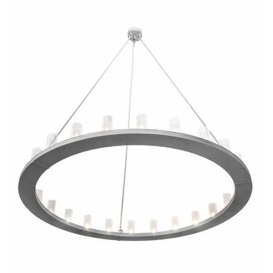 2nd Ave Lighting Pendants Weatherable Silver / Clear Seeded Glass Loxley Pendant By 2nd Ave Lighting 196702