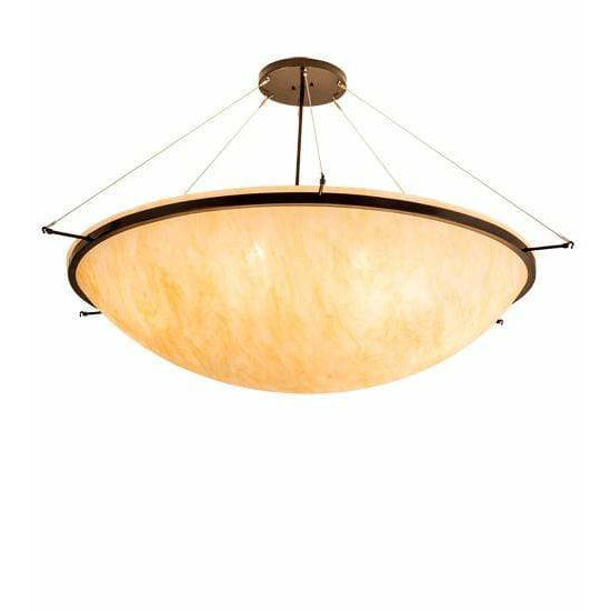2nd Ave Lighting Inverted Pendants Timeless Bronze / Sahara Taupe Idalight Frosted Outside / Acrylic Lucus Inverted Pendant By 2nd Ave Lighting 202192