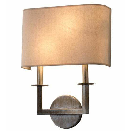 2nd Ave Lighting One Light Antique Silver / Glass Fabric Idalight Lys One Light By 2nd Ave Lighting 182637