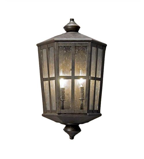 2nd Ave Lighting One Light Antique Rust / Clear Seeded Glass Manchester One Light By 2nd Ave Lighting 127121