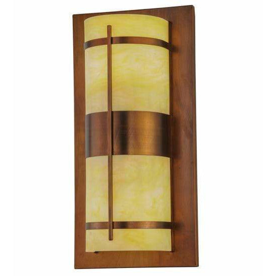 2nd Ave Lighting Led Vintage Copper / Botticino Idalight / Glass Fabric Idalight Manitowac Led By 2nd Ave Lighting 146612