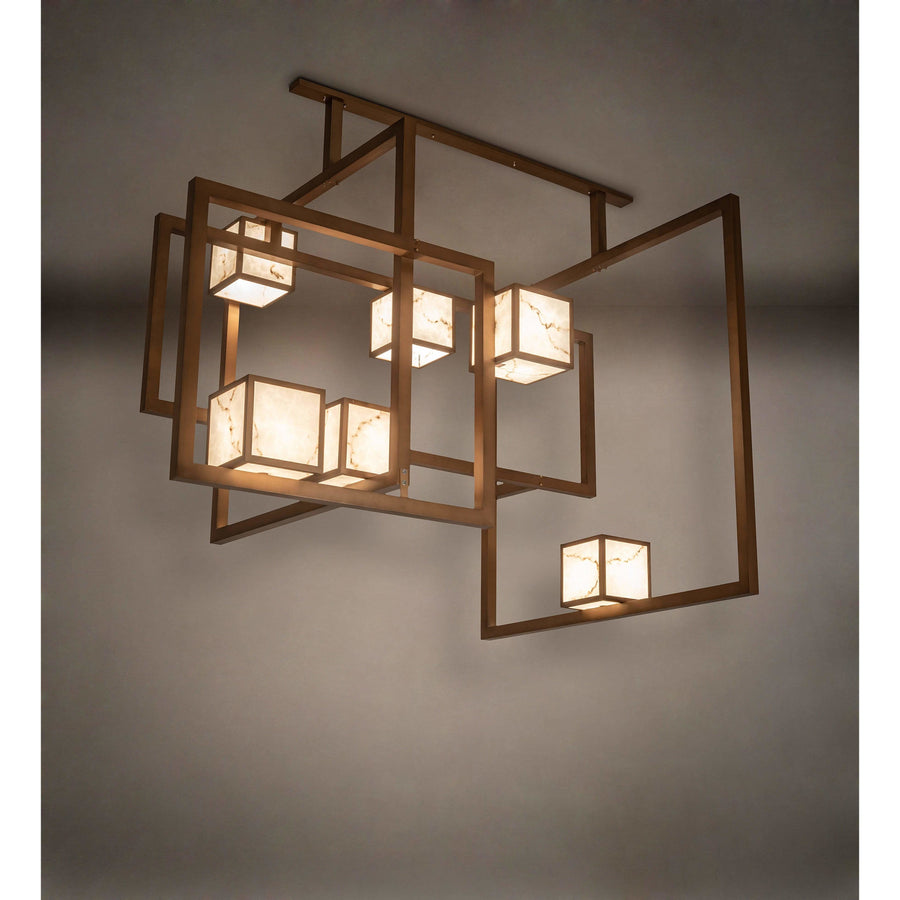2nd Ave Lighting Led Brushed Brass / Acrylic Marblesque Led By 2nd Ave Lighting 215800