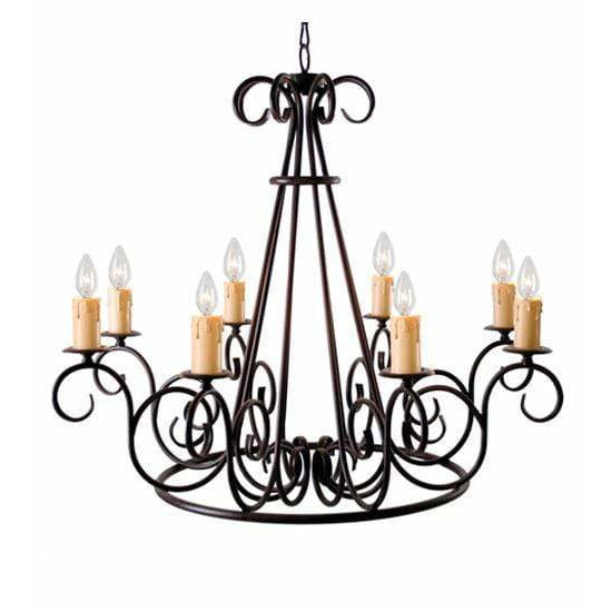 2nd Ave Lighting Chandeliers Rustic Iron Marguerite Chandelier By 2nd Ave Lighting 120307