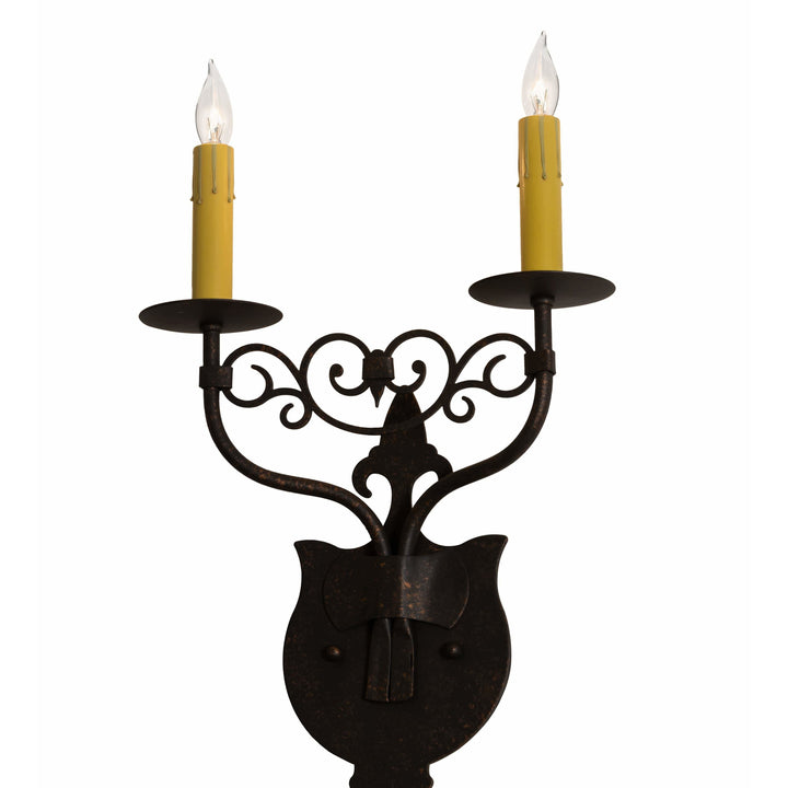 2nd Ave Lighting Two Lights Gilded Tobacco Merano Two Light By 2nd Ave Lighting 216338