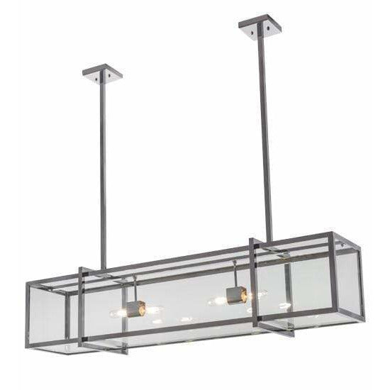 2nd Ave Lighting Billiard/Island Chrome / Clear Glass / Glass Fabric Idalight Nelson Billiard/Island By 2nd Ave Lighting 163584
