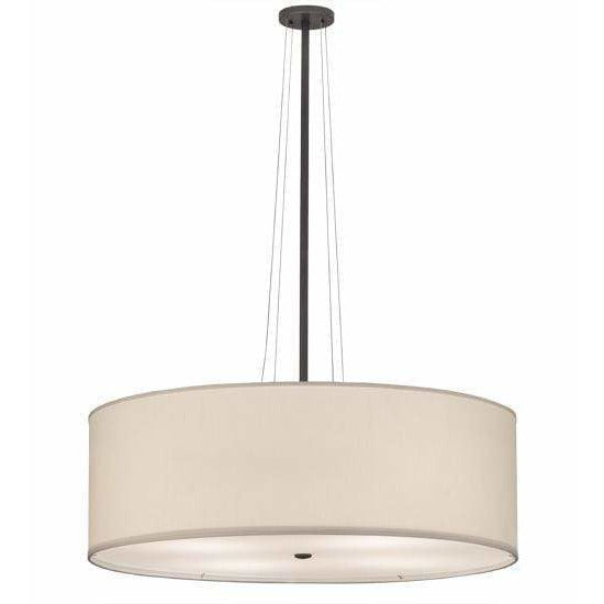 2nd Ave Lighting Pendants Pewter / Glass Fabric Idalight Pendant By 2nd Ave Lighting 167314