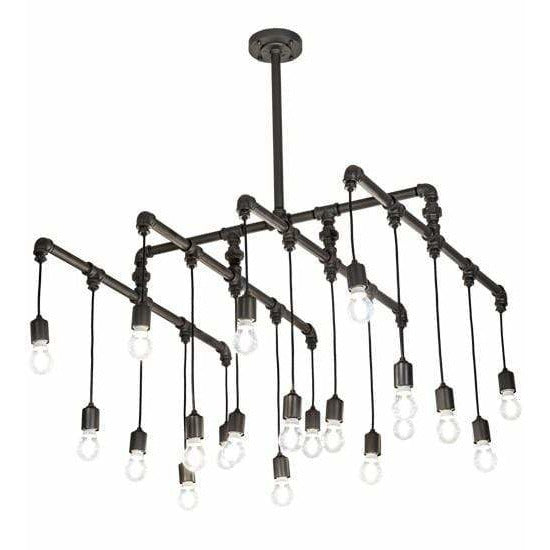 2nd Ave Lighting Pendants Wrought Iron PipeDream Pendant By 2nd Ave Lighting 201071
