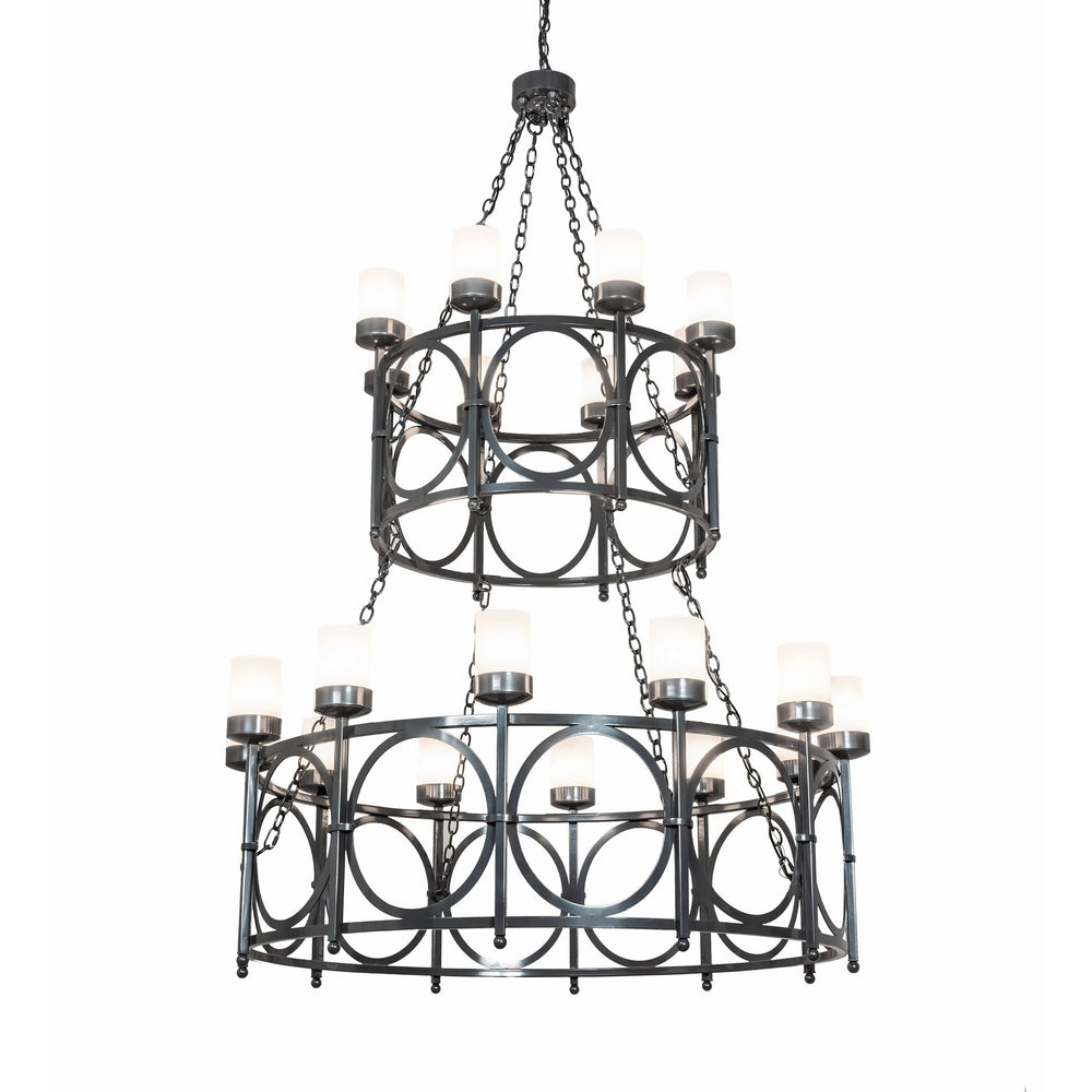 2nd Ave Lighting Chandeliers Charcoal Gray / Statuario Idalight / Acrylic Porta Chandelier By 2nd Ave Lighting 214838