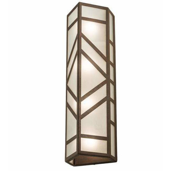 2nd Ave Lighting One Light Rusty Nail / Frosted Seeded Glass Santa Fe One Light By 2nd Ave Lighting 198072