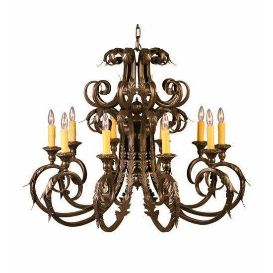 2nd Ave Lighting Chandeliers Autumn Leaf Serratina Chandelier By 2nd Ave Lighting 119763