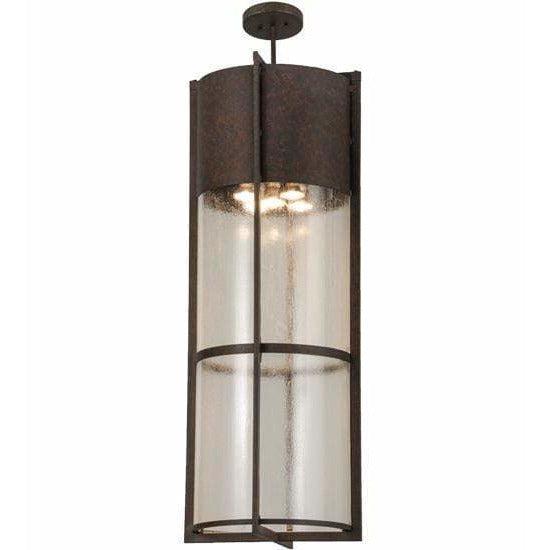 2nd Ave Lighting Pendants Cajun Spice / Clear Seeded Glass / Glass Fabric Idalight Shelby Pendant By 2nd Ave Lighting 144925