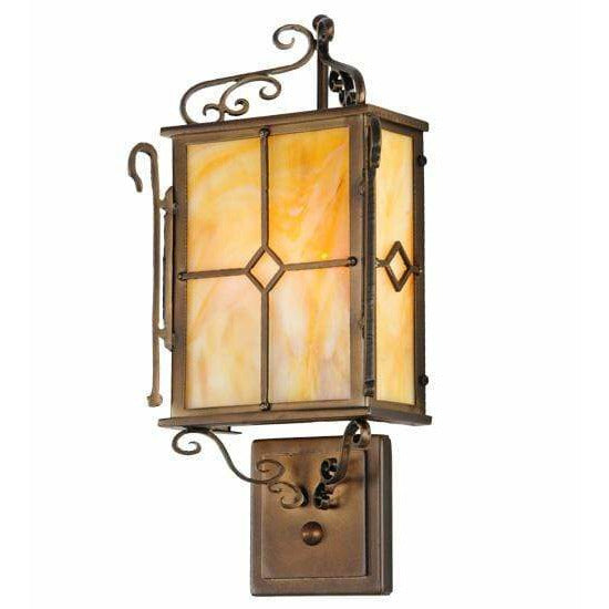 2nd Ave Lighting N/A Antique Copper / Beige Art Glass / Glass Fabric Idalight Standford N/A By 2nd Ave Lighting 139395