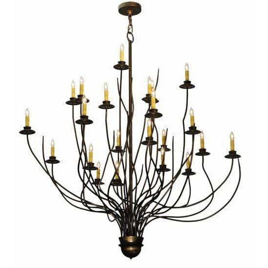 2nd Ave Lighting Chandeliers Antique Copper / Glass Fabric Idalight Sycamore Chandelier By 2nd Ave Lighting 123017