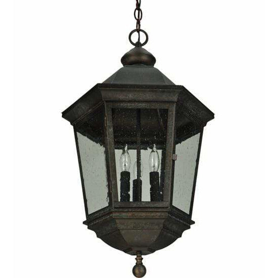 2nd Ave Lighting Pendants Golden Verde / Clear Seeded Glass / Glass Fabric Idalight Tiamo Pendant By 2nd Ave Lighting 119891