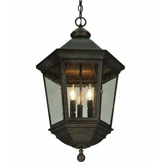 2nd Ave Lighting Pendants Golden Verde / Clear Seeded Glass / Glass Fabric Idalight Tiamo Pendant By 2nd Ave Lighting 119891
