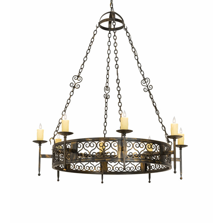 2nd Ave Lighting Chandeliers Antique Black Toscano Chandelier By 2nd Ave Lighting 222724
