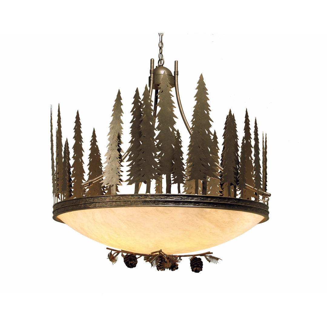 2nd Ave Lighting Inverted Pendants Pompeii Gold / Taupe Idalight Towering Pines Inverted Pendant By 2nd Ave Lighting 120785