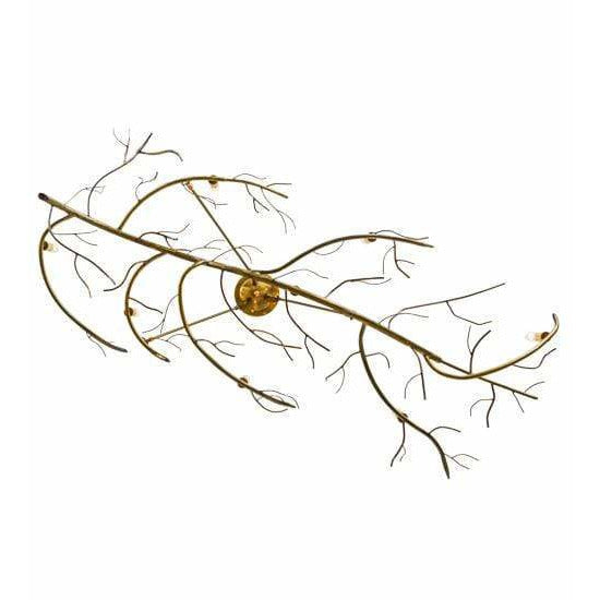 2nd Ave Lighting Chandeliers Transparent Gold / Glass Fabric Idalight Winter Solstice Chandelier By 2nd Ave Lighting 152375