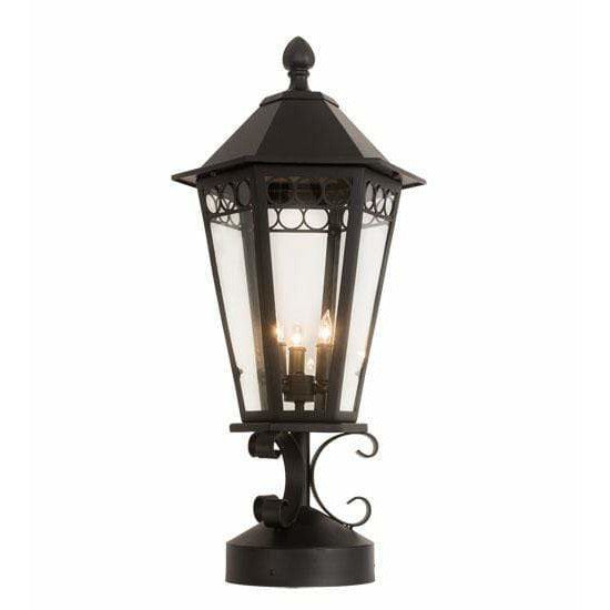 2nd Ave Lighting One Light Textured Black / Clear Glass Yorkshire One Light By 2nd Ave Lighting 205328