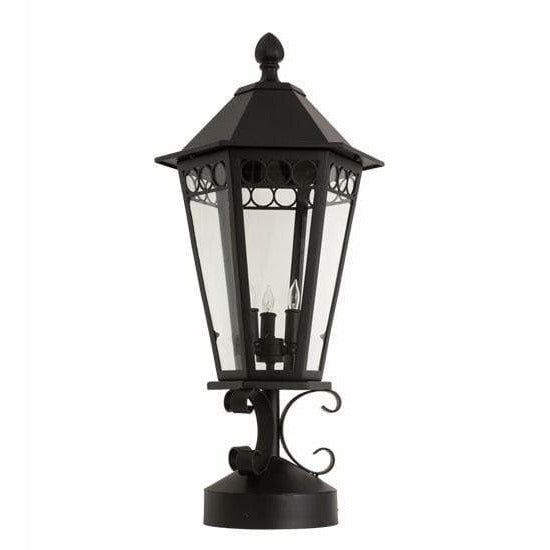 2nd Ave Lighting One Light Textured Black / Clear Glass Yorkshire One Light By 2nd Ave Lighting 205328