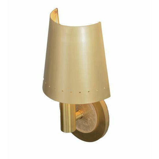2nd Ave Lighting Led Satin Brass 155730 / Glass Fabric Idalight Zarzuela Led By 2nd Ave Lighting 153358