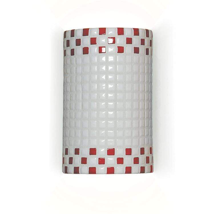 A19 Wall Sconces Checkers Wall Sconce Mosaic Collection by A19 Lighting M20309-RW