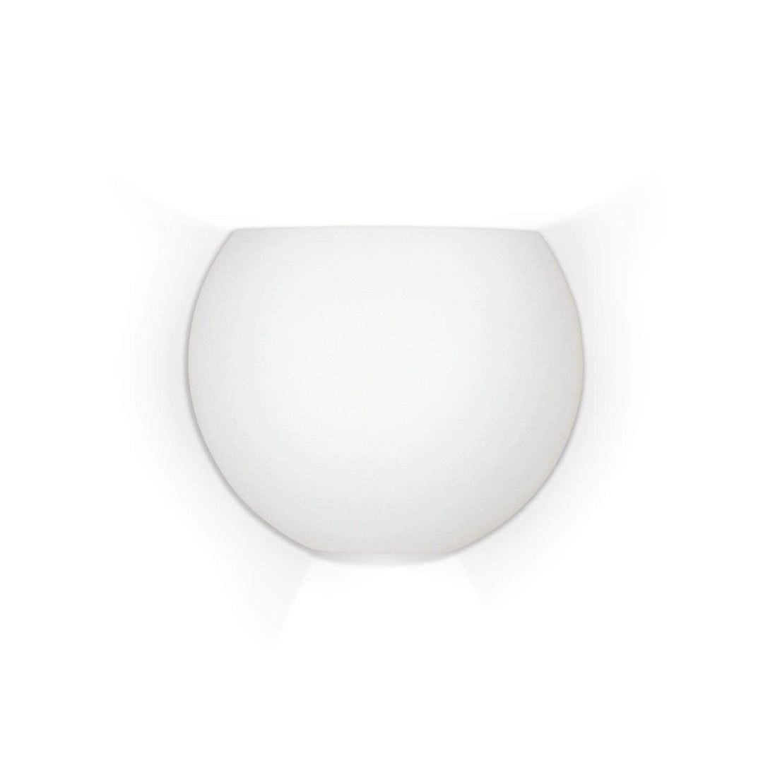 A19 Wall Sconces Bisque / WETST-CFL13 Clear Sealed Top for Wet Location with (1) 13W GU24 base, Energy Star compact fluorescent lamp (Bulb Included) Curacoa Wall Sconce Islands of Light Collection by A19 Lighting WETST-CFL13 1602