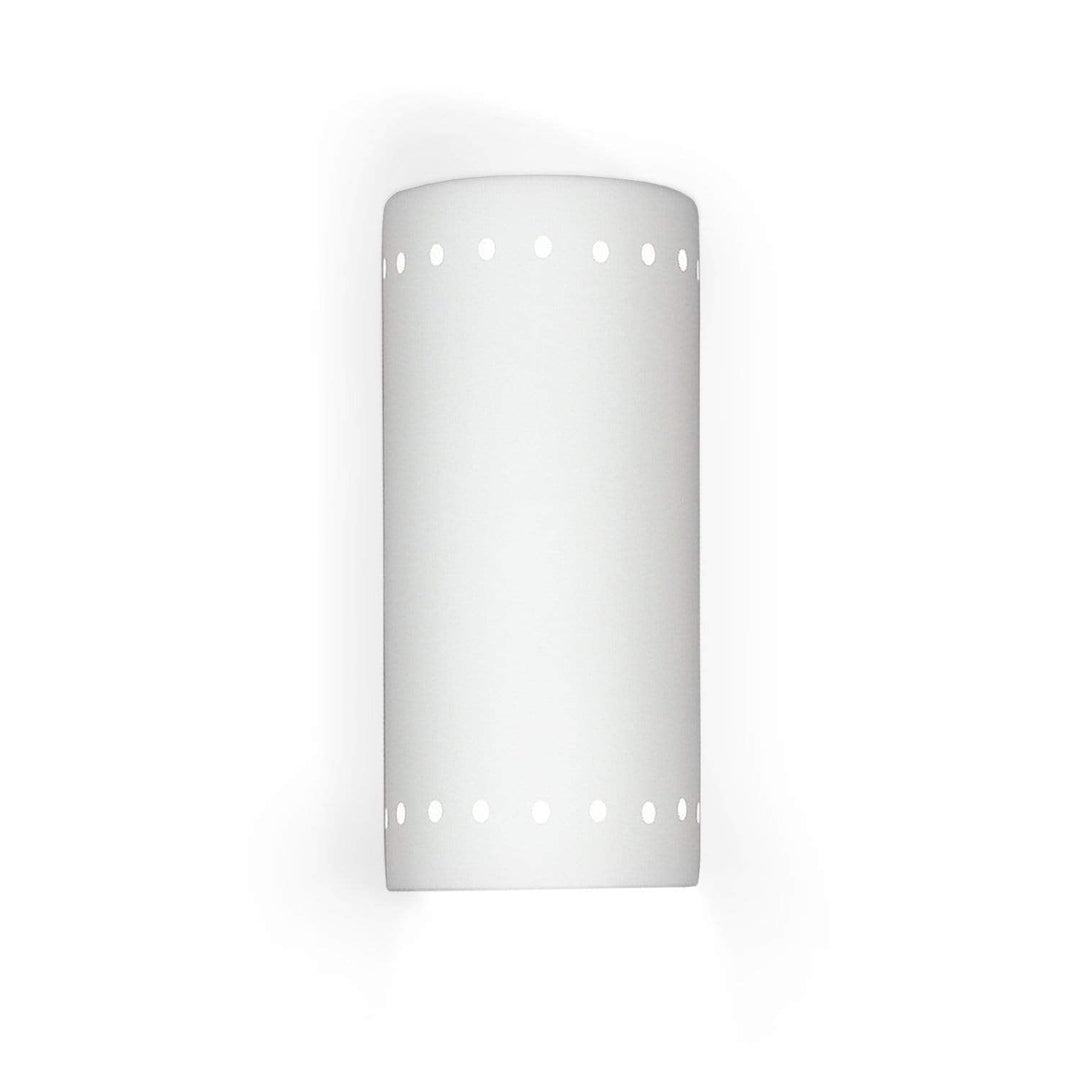 A19 Wall Sconces Bisque / WET-LEDGU24 (1) Outdoor Sheltered GU24 Base Socket for Wet Locations with Dimmable Energy Star LED, 11W, 1100 lumens, 2700K (Bulb included) Patmos Wall Sconce Islands of Light Collection by A19 Lighting WET-LEDGU24 215