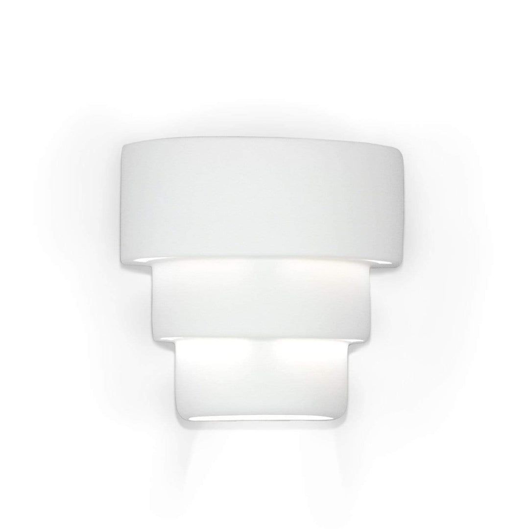 A19 Wall Sconces Bisque / LEDGU24 (1) 11W GU24 base dimmable Energy Star LED, 2700K, 1100 lumens (Bulb included) San Jose Wall Sconce Islands of Light Collection by A19 Lighting LEDGU24 1403
